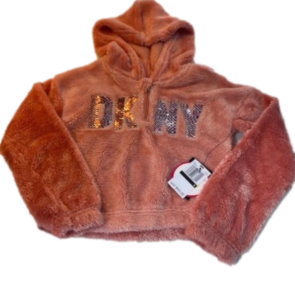 DKNY 3/4 Zip Hoody Size 5